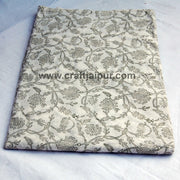 Handmade Floral Sanganeri Block Printed Natural Cotton Fabric
